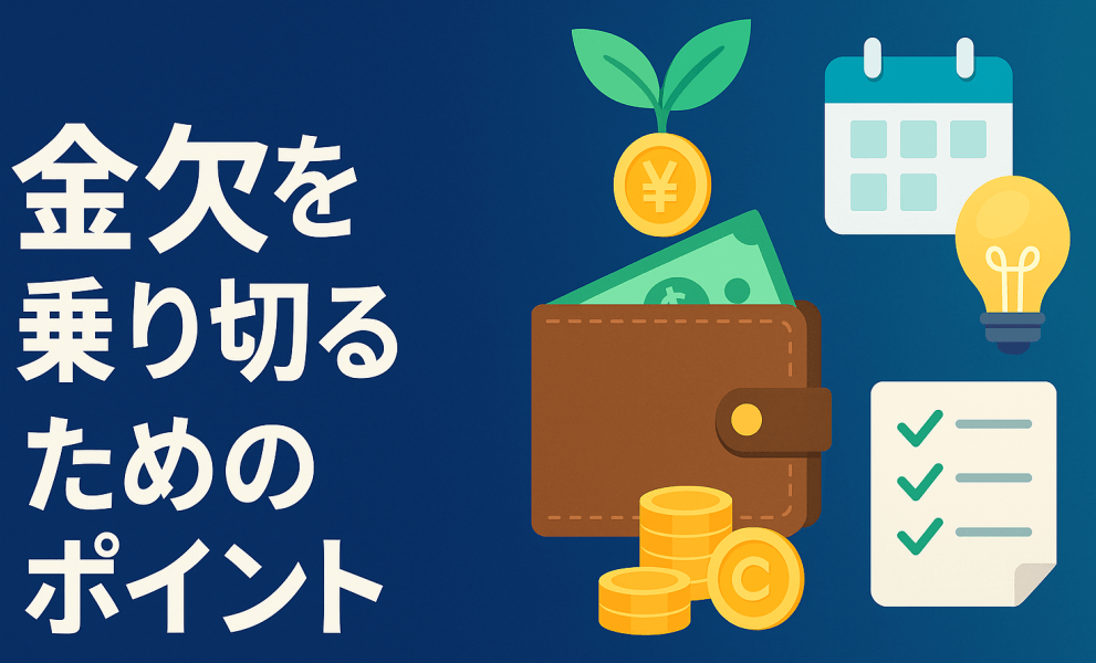金欠を乗り切る時のポイント